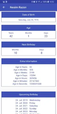 Age Calculator android App screenshot 0